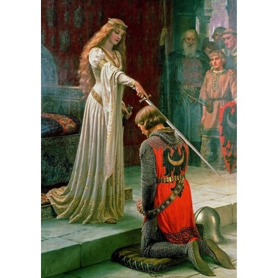 Art Pasování na rytíře 1901 1000 dílků