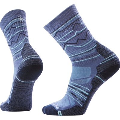 Smartwool Hike Light Cushion Mountain Range Crew modrá