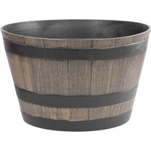 Strend Pro Woodeff Kvetináč 52x30 cm hnedý efekt dreva