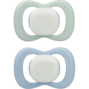 B. Box Glow 0-6m биберон Sky/Sage 2 бр
