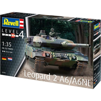 Revell Model Kit tank 03281 Leopard 2 A6/A6NL 1:35