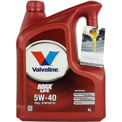 Valvoline Max Life 5W-40 4 l