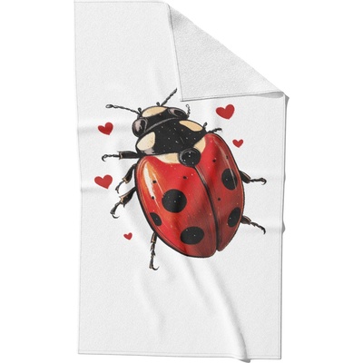 Takoy HT-00256 Rýchloschnúci uterák lienka Láska 50 x 90 cm