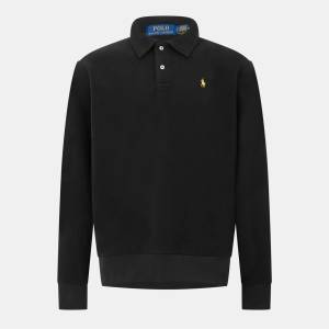 Ralph Lauren Men's Quarter Zip Fleece Pullover - Polo Black