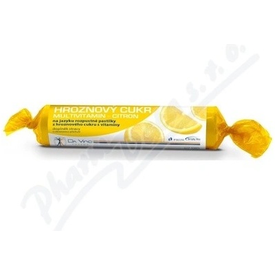 Hroznový cukr vit.C citron DaVinciPharma 17past.