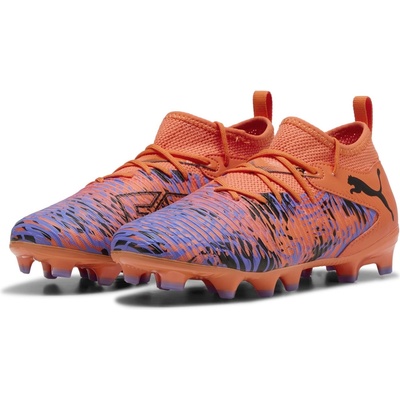 PUMA Детски футболни бутонки Puma FUTURE 8 MATCH Childrens Artificial Ground Football Boots - Orange/Black