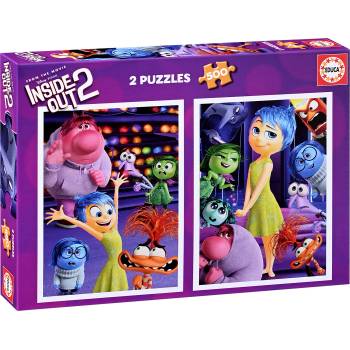 Educa Пъзел Educa от 2 x 500 части - Отвътре навън 2 (EDU20101)