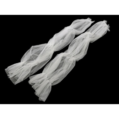 Prima-obchod Elegantní tylové rukávy 70 cm Off White – Zboží Dáma