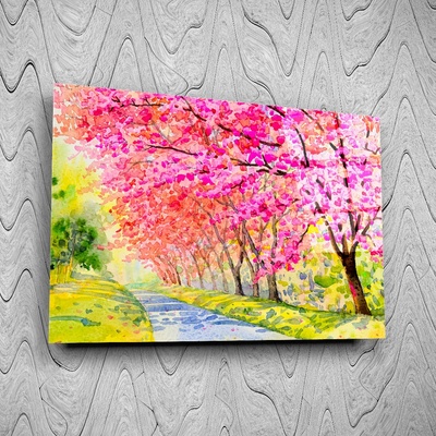 Art gift Стъклено АРТ пано - Розово спокойствие