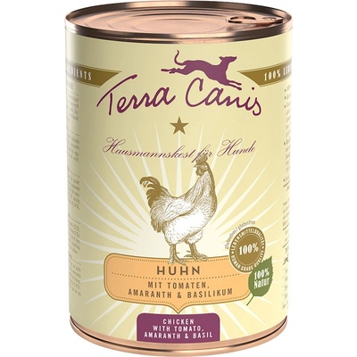 Terra Canis Adult Classic kuracie s paradajkami amarantom a bazalkou 6 x 400 g