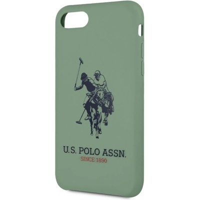 Pouzdro U.S. POLO Big Horse Silikonové Apple iPhone 7 / iPhone 8 / SE 2020 / SE 2022 tmavě zelené