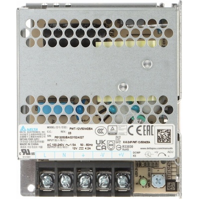 DELTA Spínaný napájecí zdroj PMT-12V50W2BA Delta Electronics