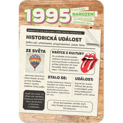 Retro přání - Rok 1995