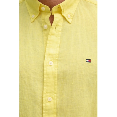 Tommy Hilfiger риза мъжка от лен (MW0MW41530)