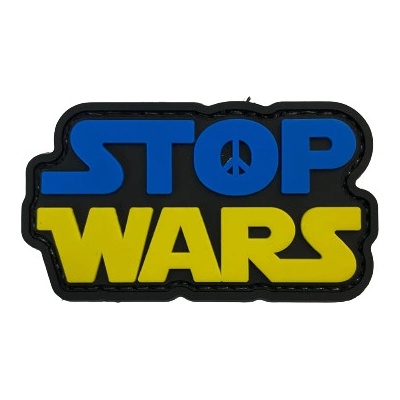 WARAGOD Stop war PVC nášivka