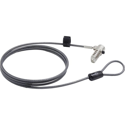 HP káblový zámok pre notebooky, kódový číslicový zámok 1.83 m Nano Combination Lock; 63B28AA