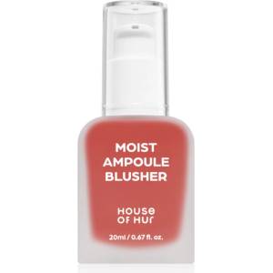 House of Hur Moist Ampoule Blusher течен руж цвят 05 Peach Coral 20ml