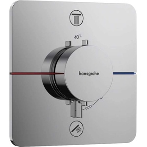 Hansgrohe ShowerSelect Comfort - Термостатен смесител за вграждане, за 2 консуматора, хром 15583000 (15583000)