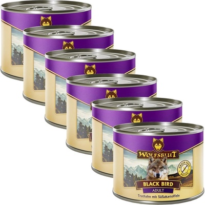 Wolfsblut Adult Black Bird 6 x 200 g