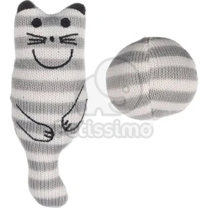 Flamingo играчка за котки - сива котка 1 бр