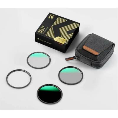 K&F Concept Nano-X magnetic MCUV + CPL + ND1000 filter kit with adapter ring 77 mm
