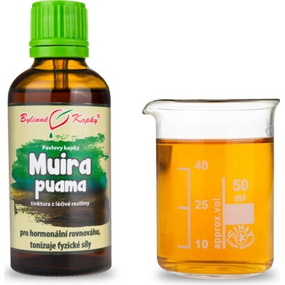 Bylinné kapky Muira puama bylinné kvapky tinktúra 50 ml