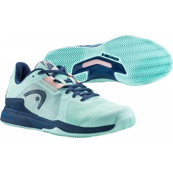 Head Sprint Team 3.5 Clay Women Aqua/Dark Blue