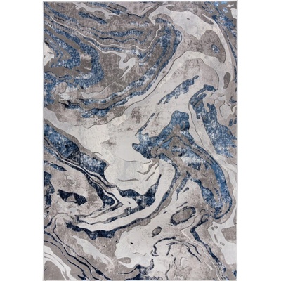 Flair Rugs Eris Marbled Navy Modrá