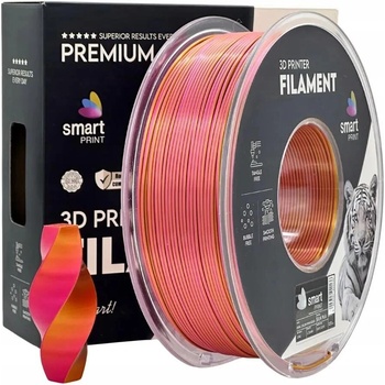 Smart Print FG-S99-E1, 3D филамент, PLA Silk, Dual Color, Pink, Gold, 1kg, 1, 75mm (FG-S99-E1)