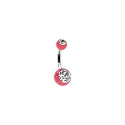 Šperky4U piercing do pupíku banánek BA01072-RC