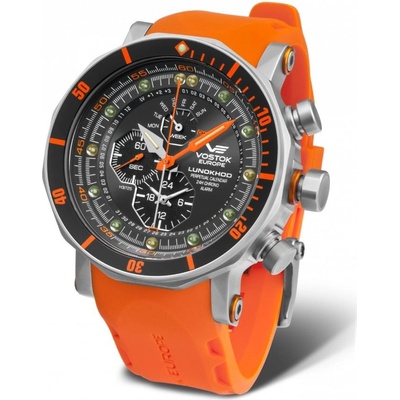 Vostok Europe YM86/620A506 Oranžový silikonový řemínek