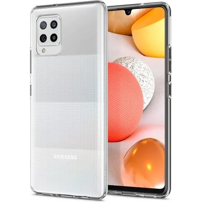 Samsung Силиконов калъф кейс Spigen Liquid Crystal за Samsung A42 5G, прозрачен