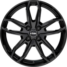 RIAL LUCCA 6.5X17 4X100 ET38 black polshed