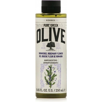 Korres Pure Greek Olive & Rosemary Flower osviežujúci sprchový gél 250 ml