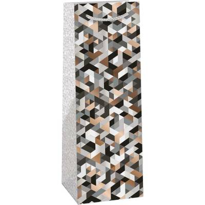 ARGUS Dárková papírová taška LUX na víno (13 x 37.5 cm) 07390183