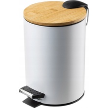Kadax Dastin Kúpeľňový kôš biely 3 l