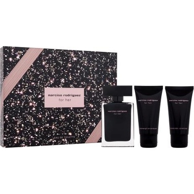 Narciso Rodriguez For Her подаръчен комплект: EDT 50 ml + лосион за тяло 50 ml + душ гел 50 ml за жени