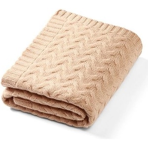 Babyono Мериносово одеяло BabyOno - 75 x 100 cm, тъмнобежово (5901435417263) - ozone