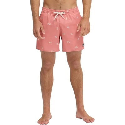 Quiksilver Бански гащета Quiksilver Stretch Printed Volley 16´´ swimming shorts - Pink (Desert Sand Spaced Out)