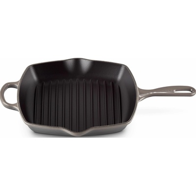 Le Creuset 20183264440422 Grilovacia panvica Signature štvorcová 26 cm sivá