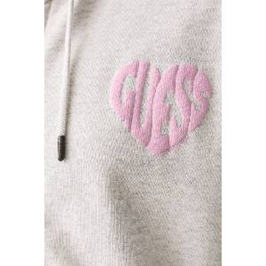Guess Jeans суичър с цип и качулка дамски от памук (W6BQ17.K6631)