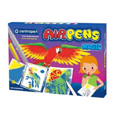 Foukací fixy CENTROPEN AIRPENS 1549-8+3 sada Magic