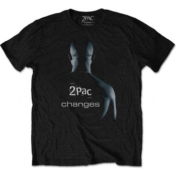 2Pac tričko Changes černá