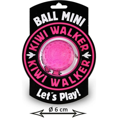 Kiwi Walker míč mini neonově růžový 6 cm