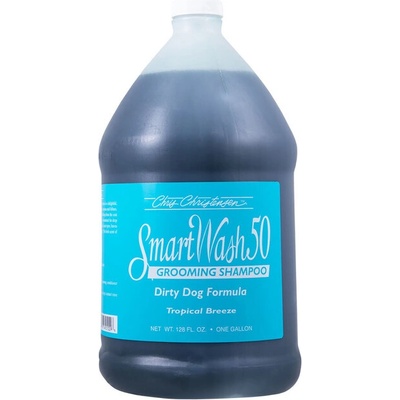 Chris Christensen SmartWash 50 Tropical Breeze Shampoo шампоан за силно замърсена козина концентрат 1: 50 3.8 L
