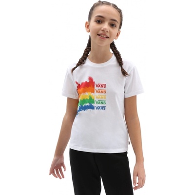Vans Girls Illusional Tee White