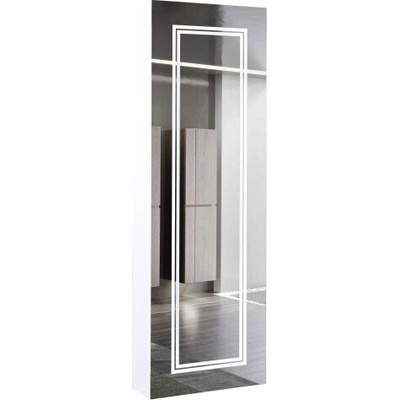 InterCeramic Колона за баня ICP 40120 - 15x40x120 см, Бял гланц с LED огледало (ICP 40120)