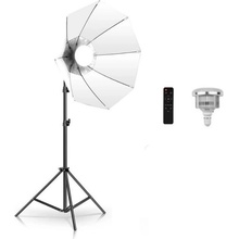 Fotověci 10000lm! LED Octagon Softbox Světlo + Stativ + Ovladač Oktagon