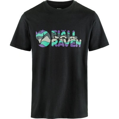 Fjallraven Multicolor Logo T-shirt M Black