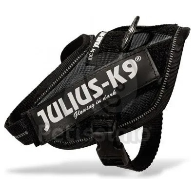 Julius-K9 IDC power нагръдник, черен Baby 2-размер